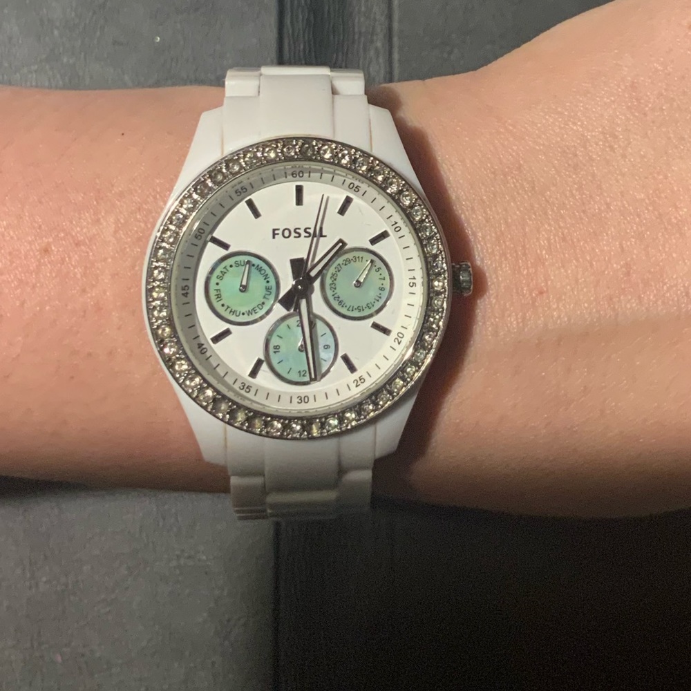 Fossil :Stella Multi function resin watch